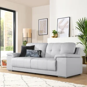 Shannon 3 Seater Sofa Light Gray